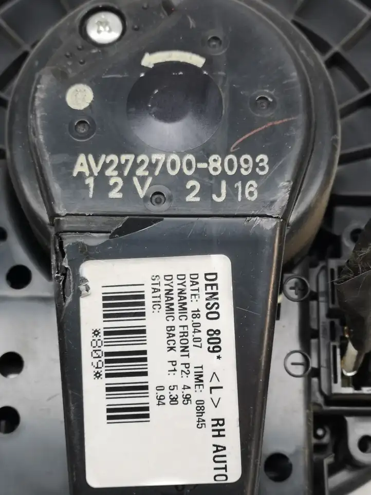 Toyota Auris 150 (2006 - 2012) AV2727008093 Вентилятор печки — фото 4