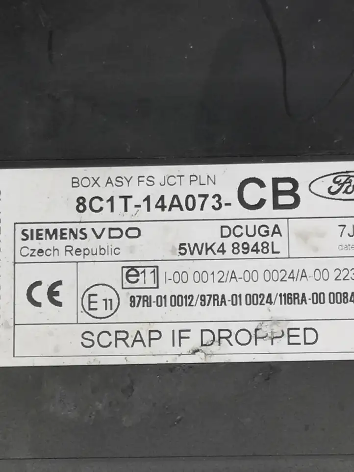 Ford Transit (2006 - 2013) 8C1T14A073CB Модуль комфорта — фото 3