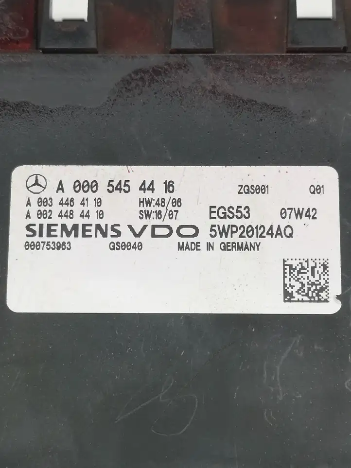 Mercedes-Benz C W204 (2007 - 2014) A0005454416 Блок управления АКПП — фото 3