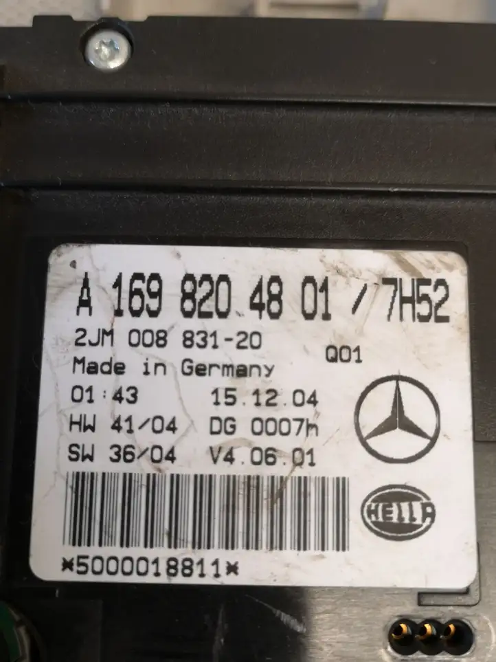 Mercedes-Benz A W169 (2004 - 2012) A1698204801 Передняя подсветка — фото 2