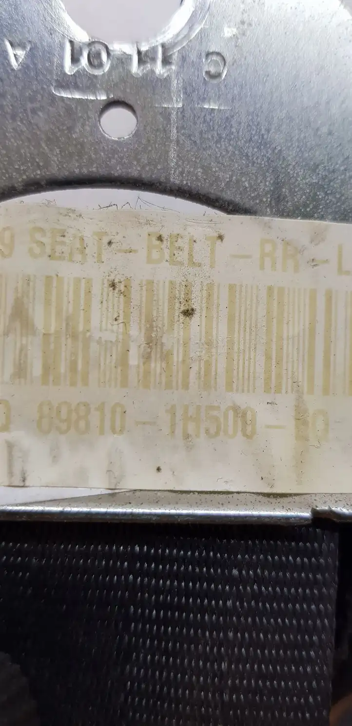 Kia Ceed (2006 - 2010) 898101H500 Задний ремень безопасности — фото 3