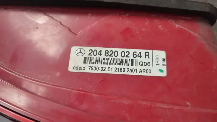 Mercedes-Benz C W204 (2007 - 2014) A2048200264 Задний фонарь в кузове — фото 5