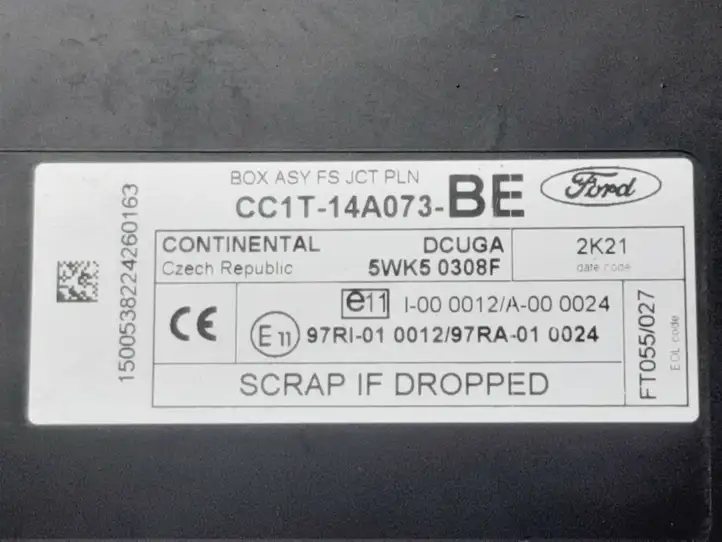 Ford Transit (2013 - 2017) CC1T14A073BE Модуль комфорта — фото 2