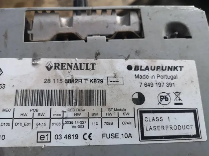 Renault Master III (2010 - ) 281156842R Магнитола / мультимедийная система — фото 5