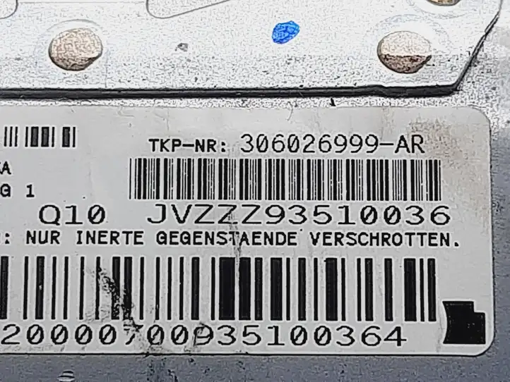Mercedes-Benz C W204 (2007 - 2014) 306026999AR Коленная подушка безопасности — фото 2