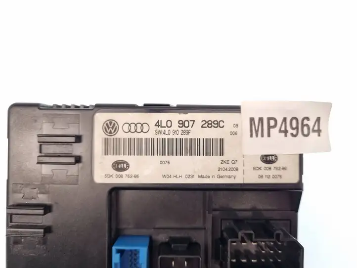 Audi Q7 4L (2009 - 2015) 4L0907289C Модуль комфорта — фото 3
