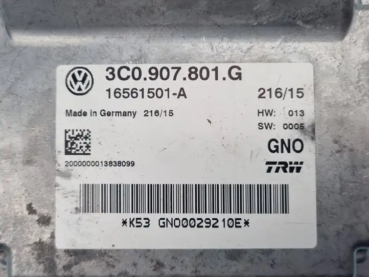 Volkswagen PASSAT B6 (2005 - 2010) 3C0907801G Блок управления стояночным тормозом — фото 4
