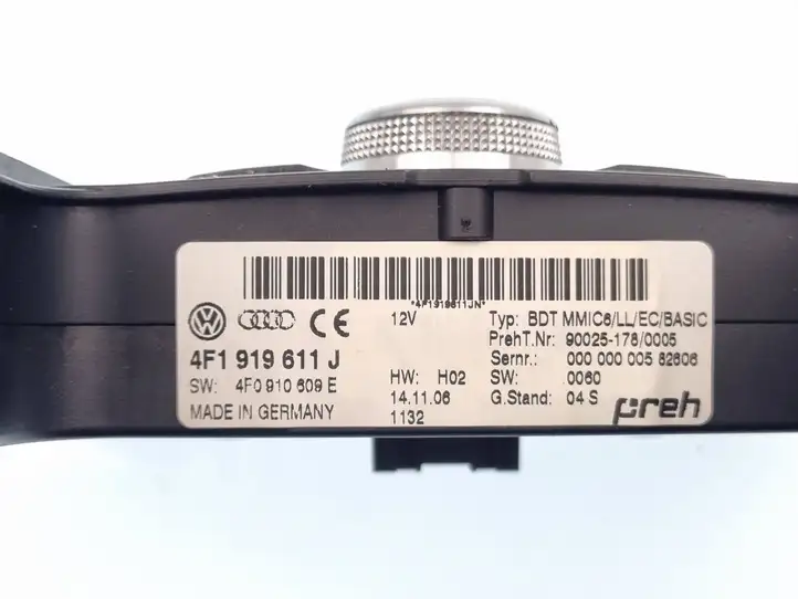 Audi A6 S6 C6 4F (2008 - 2011) 4F1919611J Контроллер мультимедийной системы — фото 4