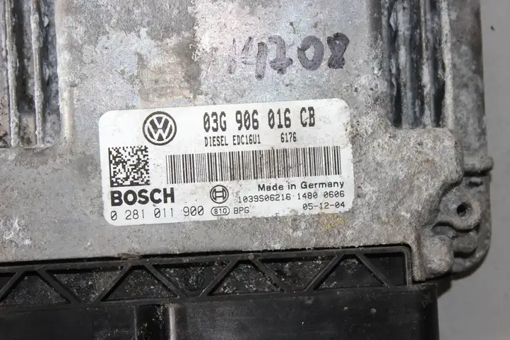 Volkswagen Golf V (2003 - 2009) 03G906016CB Блок управления двигателем (ЭБУ) — фото 3