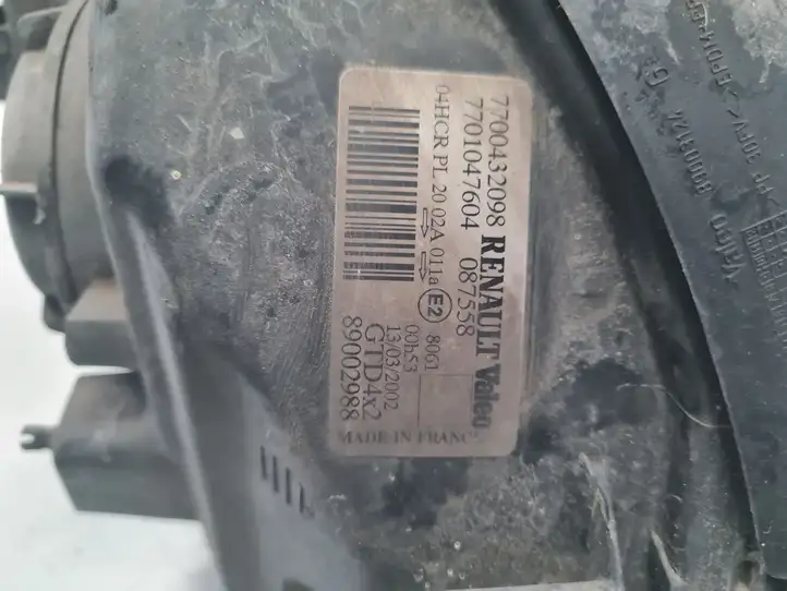Renault Scenic I (1996 - 2003) 087558 Передняя фара — фото 4