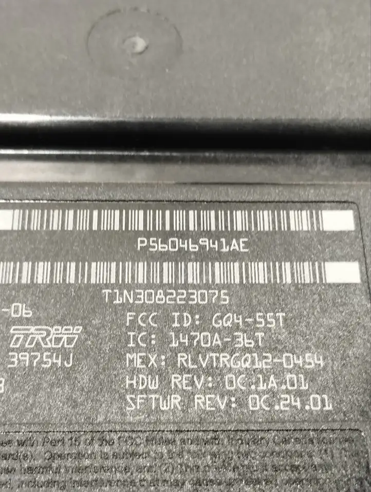 Dodge Ram (2008 - ) P56046941AE Блок бесключевого доступа — фото 2
