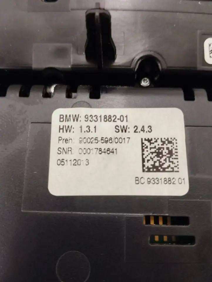 BMW 7 F01 (2008 - 2016) 9331882 Кнопка кондиционера — фото 7