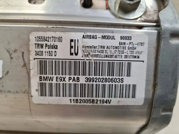 BMW 3 E90 E91 (2005 - 2012) 34081150D Подушка безопасности пассажира — фото 2
