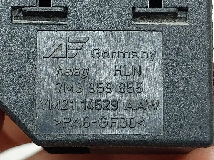 Volkswagen Sharan (2003 - 2010) 7M3959855 Блок кнопок стеклоподъемников — фото 5