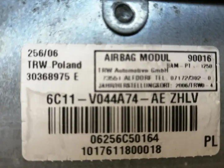Ford Transit (2000 - 2006) 6C11V044A74AE Подушка безопасности пассажира — фото 3