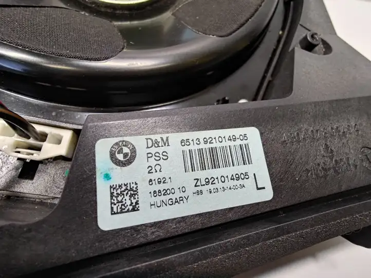 BMW 3 F30 F35 F31 (2012 - 2018)  65139210149 Громкоговоритель низкой частоты