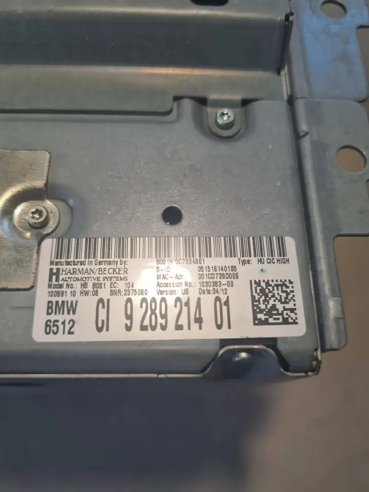 BMW 3 F30 F35 F31 (2012 - 2018) 9289214 Магнитола / мультимедийная система — фото 6