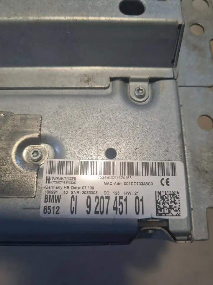 BMW 7 F01 (2008 - 2016) 9207451 Магнитола / мультимедийная система — фото 5