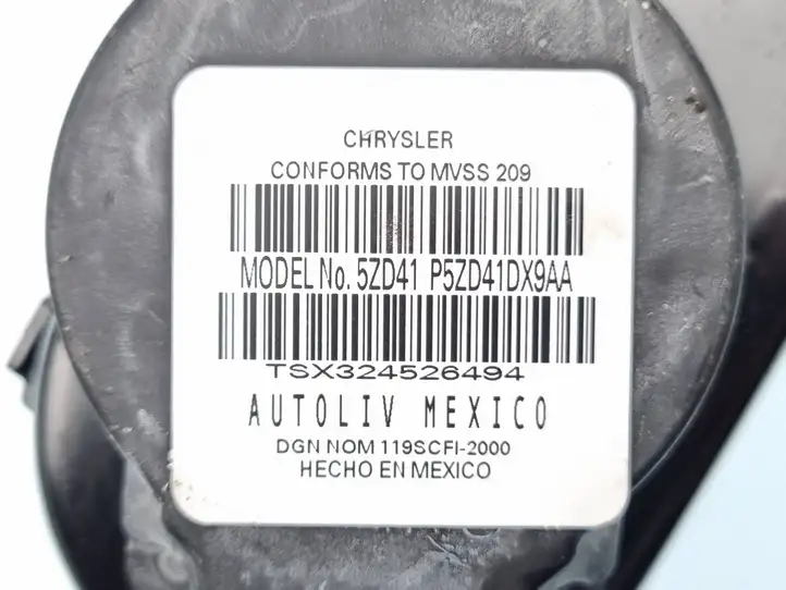 Chrysler 200 (2015 - ) 618743200C Передний ремень безопасности — фото 8