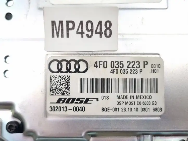 Audi A6 S6 C6 4F (2008 - 2011) 4F0035223P Усилитель звука — фото 5