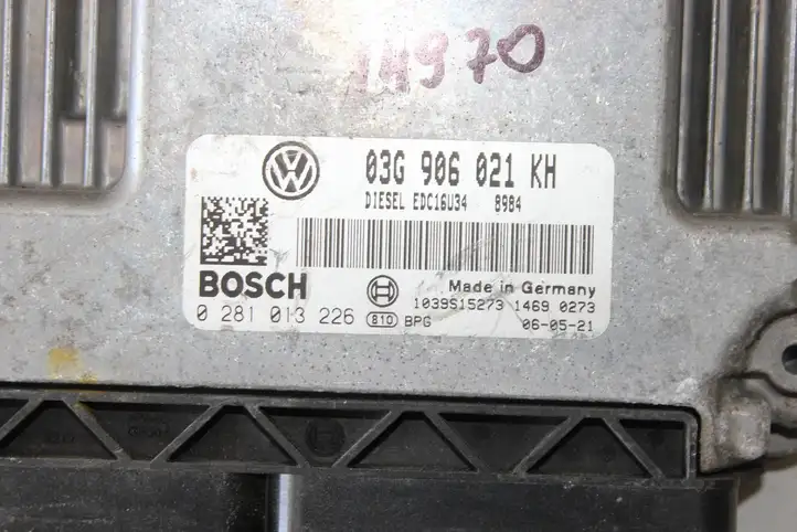 Volkswagen Golf V (2003 - 2009) 03G906021KH Блок управления двигателем (ЭБУ) — фото 3