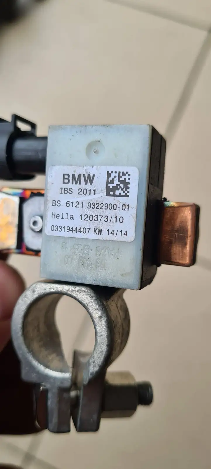 BMW 3 F30 F35 F31 (2012 - 2018) 9322900 Минусовой провод аккумулятора — фото 2