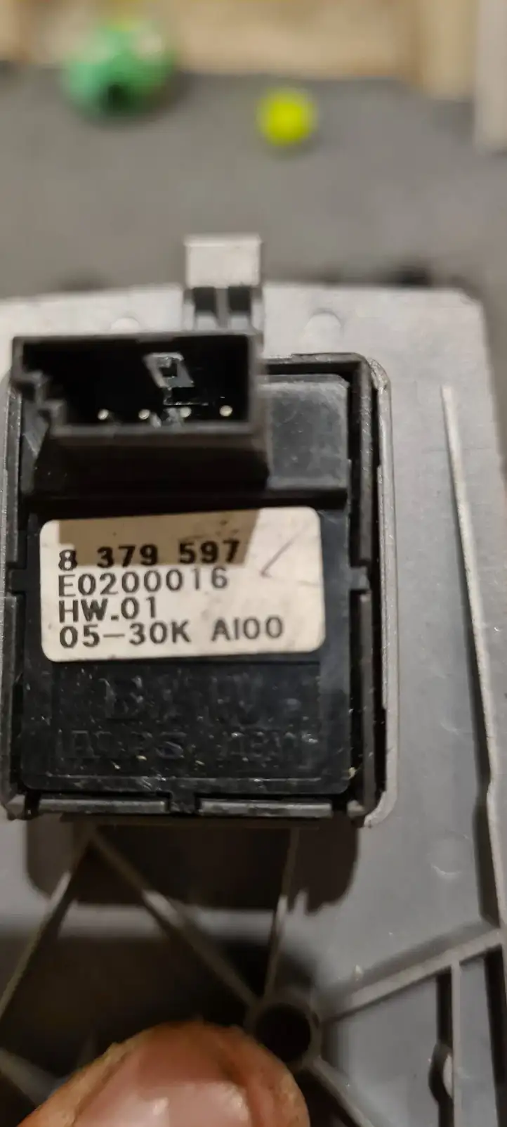 BMW 7 E65 E66 (2001 - 2008) 8379517 Кнопка стеклоподъемников — фото 3