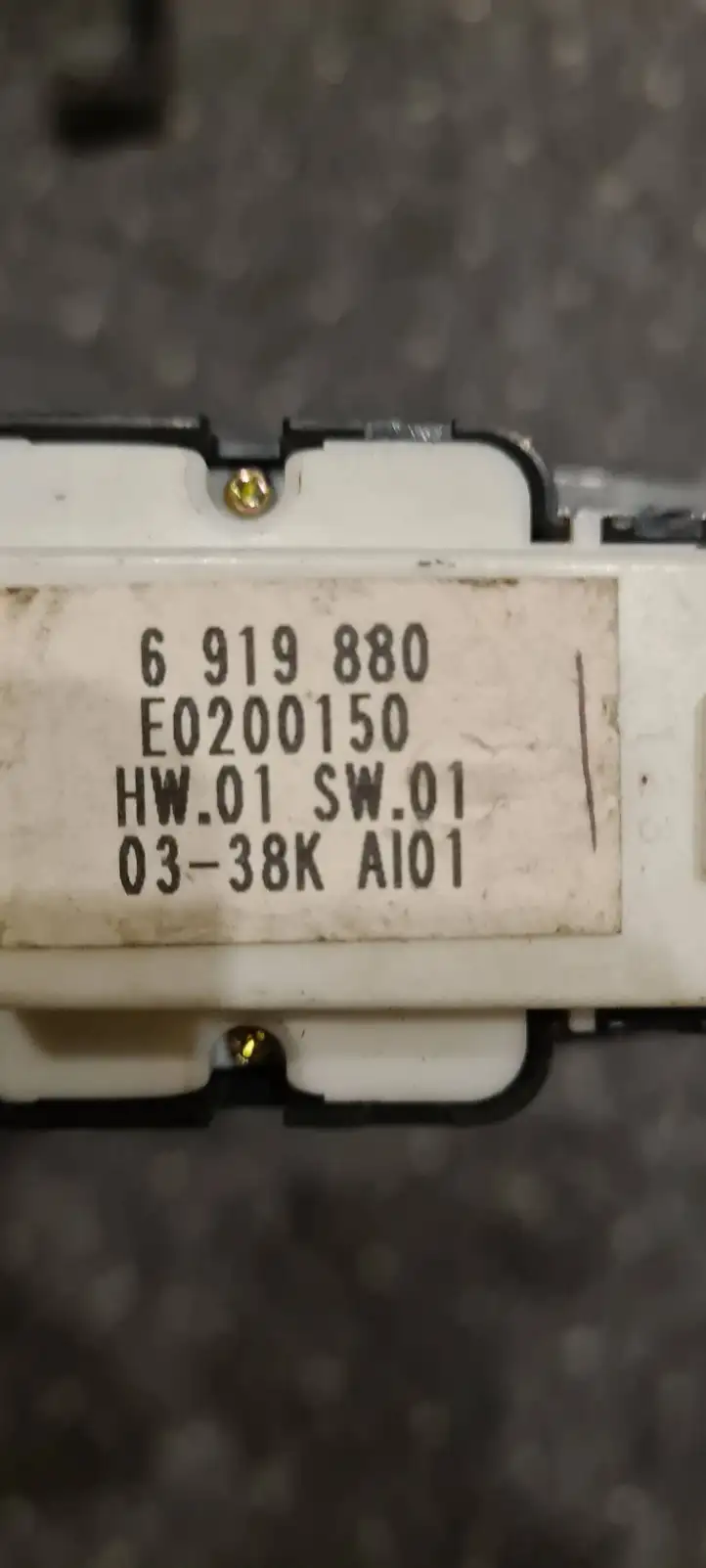 BMW 7 E65 E66 (2001 - 2008) 6919880 Кнопка стеклоподъемников — фото 3