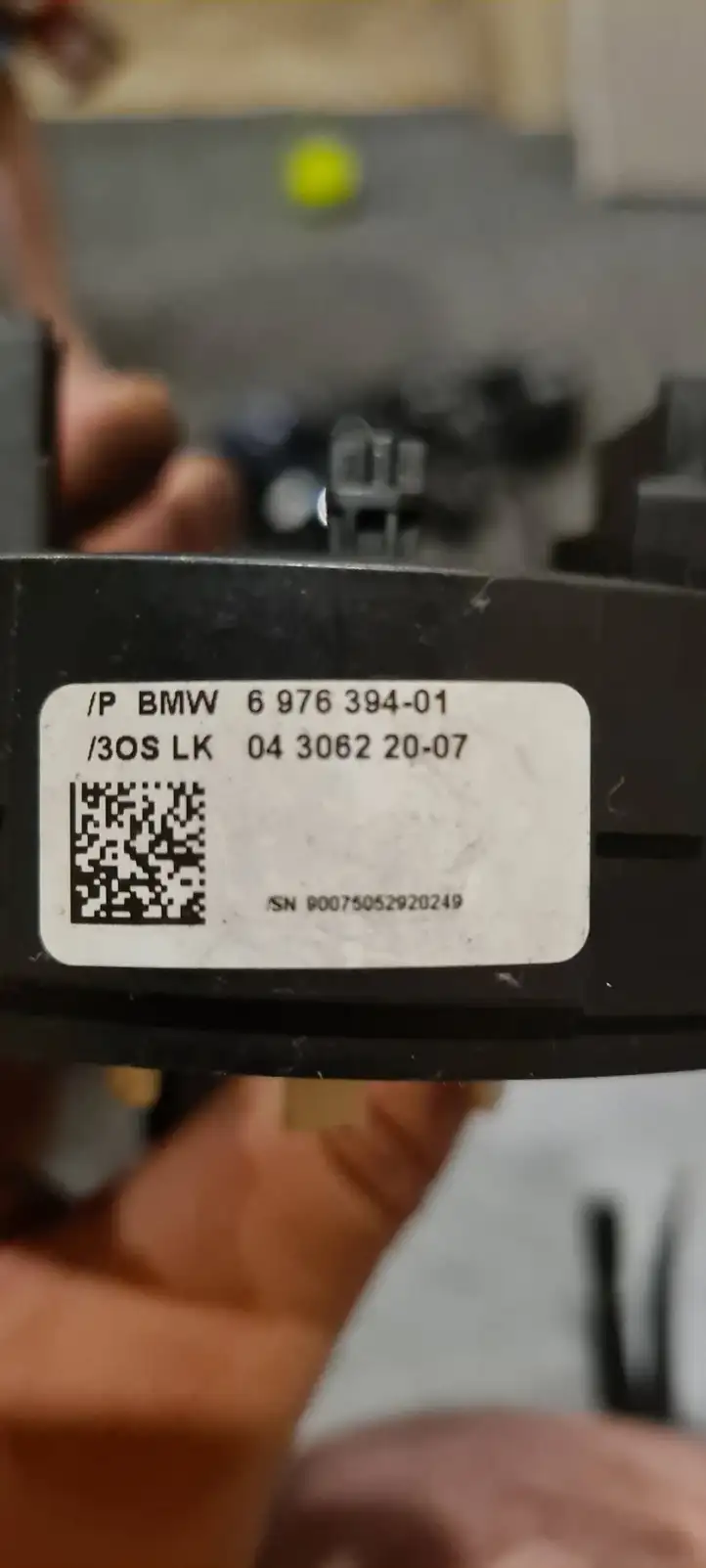 BMW 5 E60 E61 (2004 - 2010) 6976394 Контактное кольцо SRS — фото 3