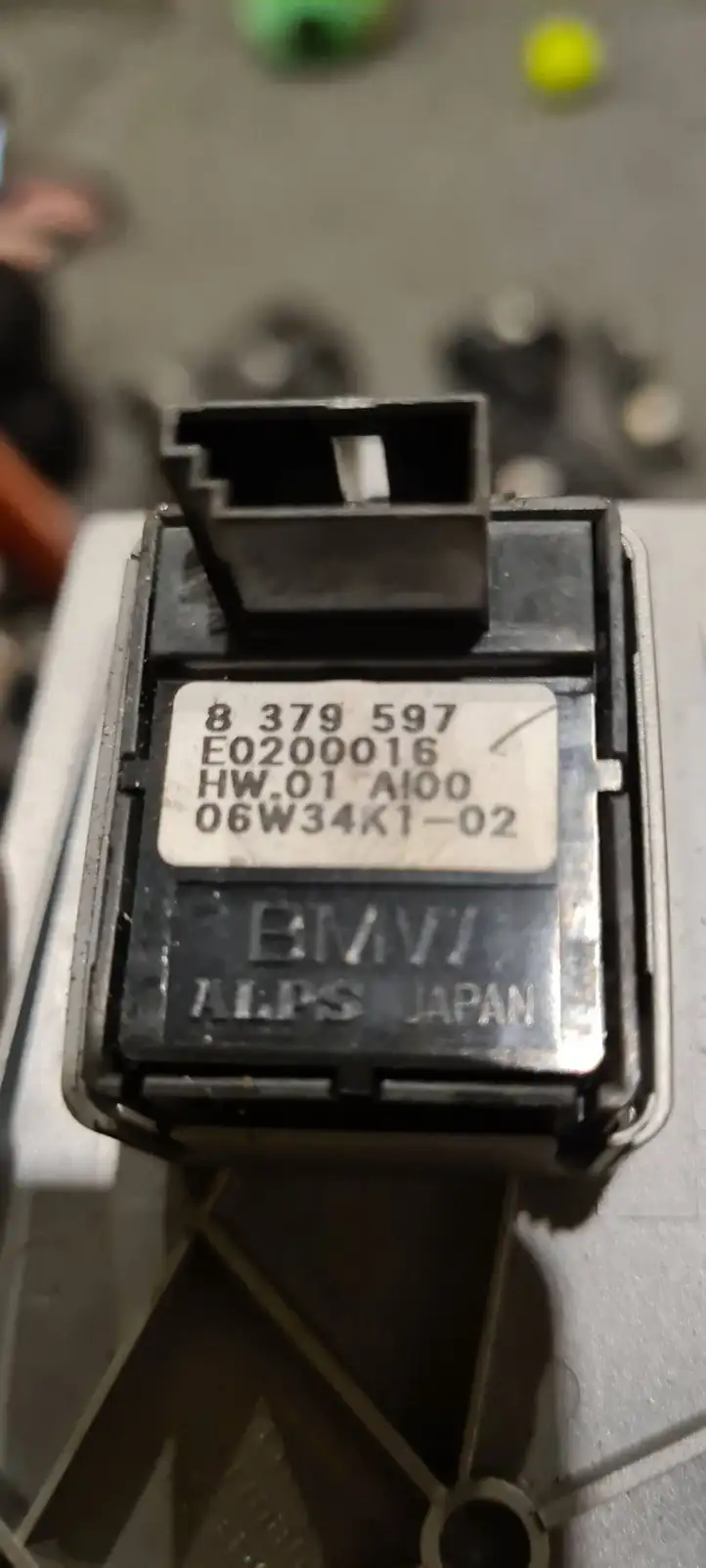 BMW 7 E65 E66 (2001 - 2008) 8379597 Кнопка стеклоподъемников — фото 3