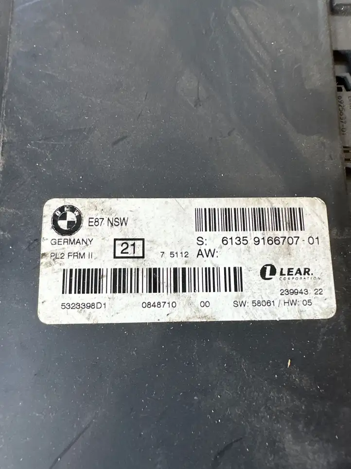 BMW 1 E81 E87 (2004 - 2011) 9166707 Модуль комфорта — фото 2