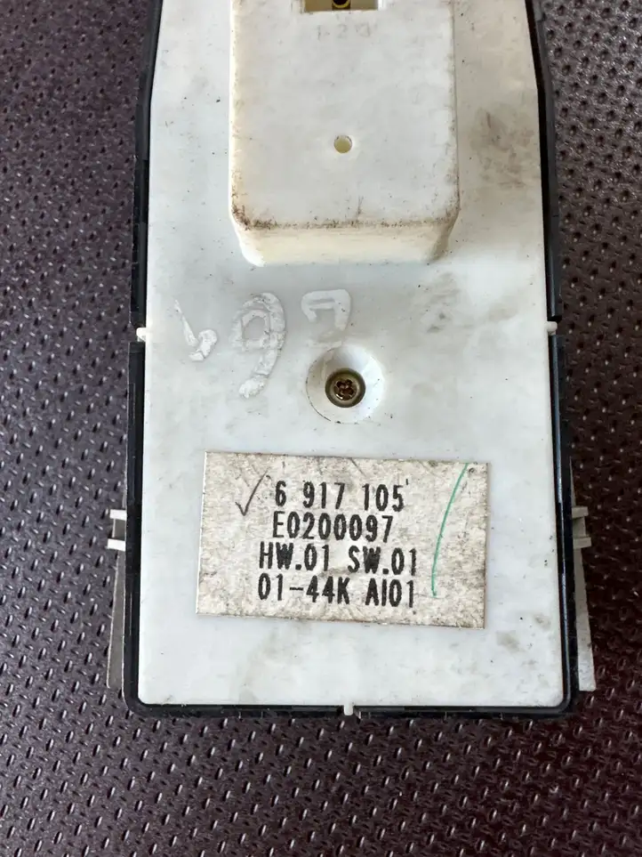 BMW 7 E65 E66 (2001 - 2008) 6917105 Кнопка стеклоподъемников — фото 2
