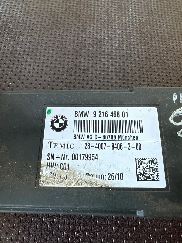 BMW 3 F30 F35 F31 (2012 - 2018) 9216468 Реле обогрева — фото 3