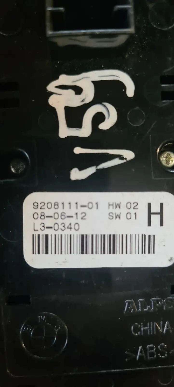 BMW 3 F30 F35 F31 (2012 - 2018) 9208111 Блок кнопок стеклоподъемников — фото 3