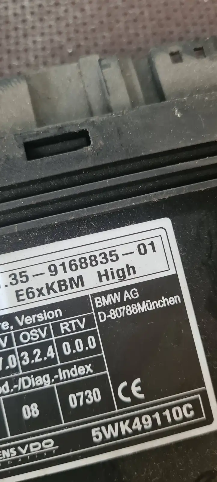 BMW 5 E60 E61 (2004 - 2010) 9168835 Прочие блоки управления — фото 4