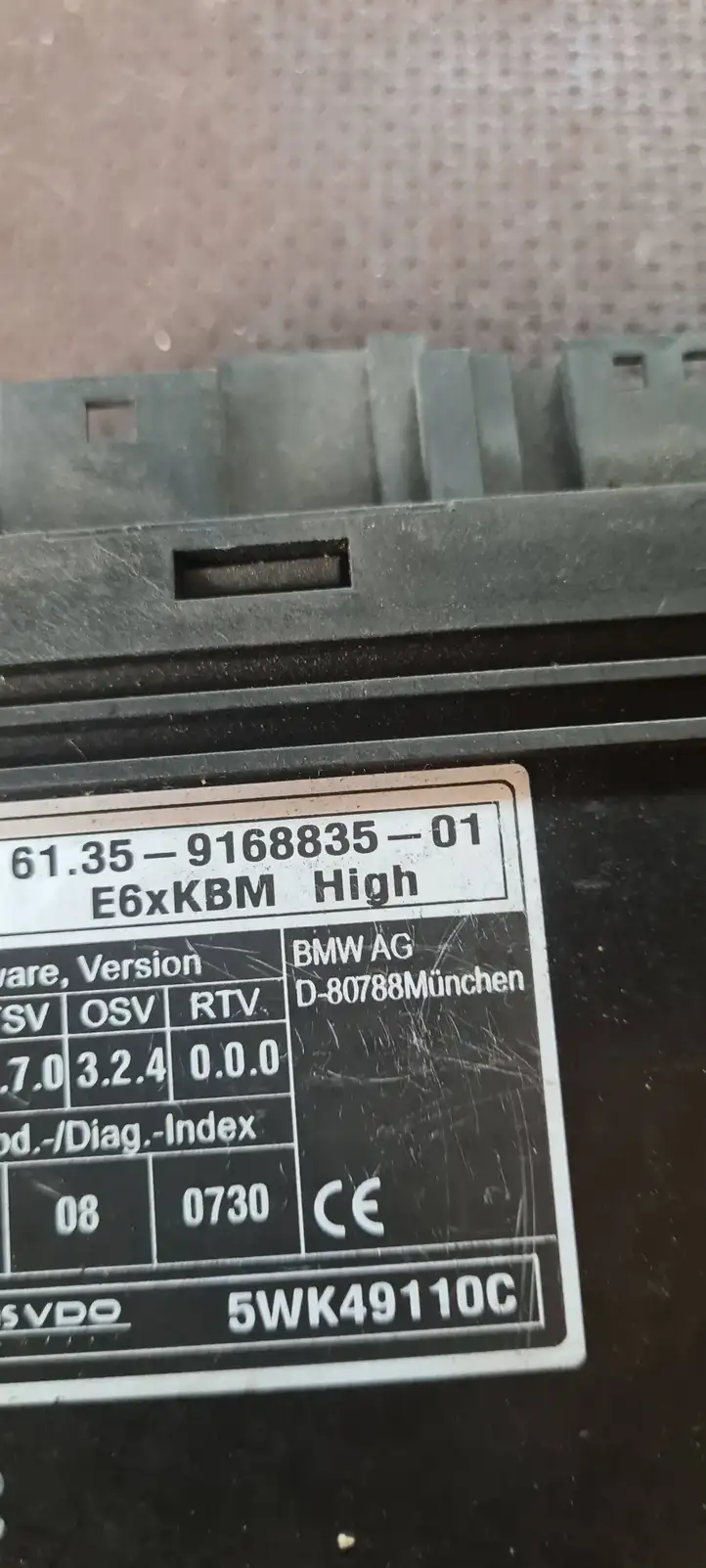 BMW 5 E60 E61 (2004 - 2010) 9168835 Модуль комфорта — фото 3