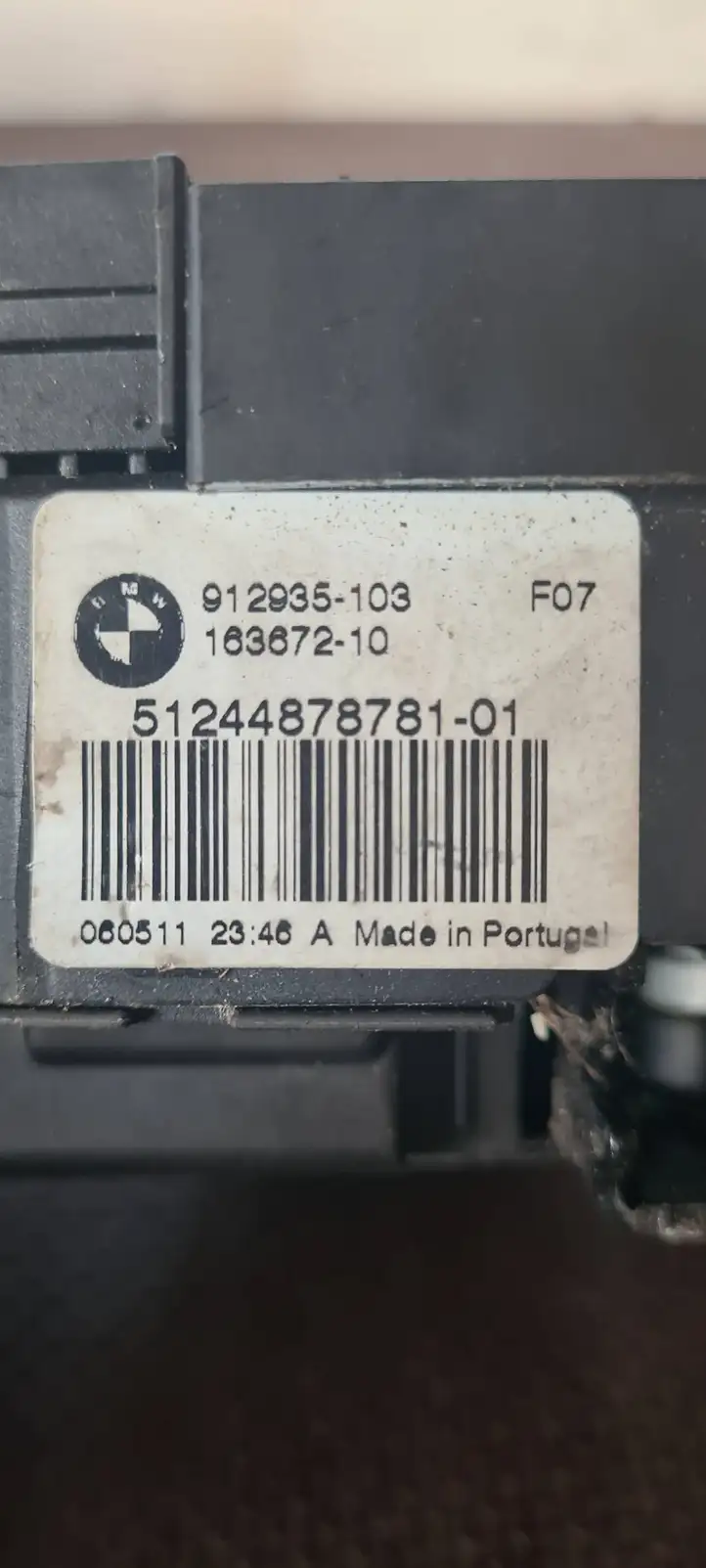 BMW 5 F10 F11 (2009 - 2016) 912935103 Замок крышки багажника — фото 3