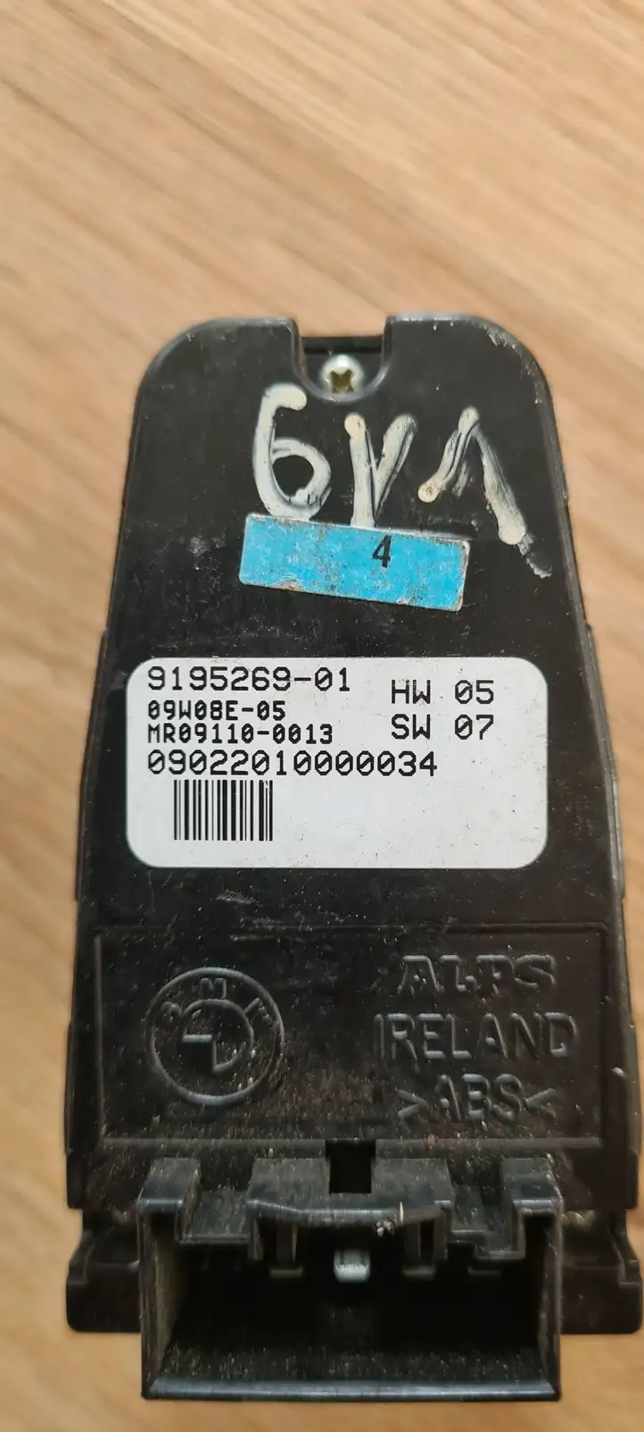 BMW 7 F01 (2008 - 2016) 9195269 Блок кнопок стеклоподъемников — фото 3