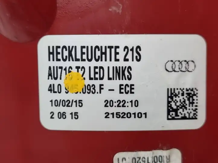 Audi Q7 4L (2009 - 2015) 4L0945093F Комплект задних фонарей — фото 5