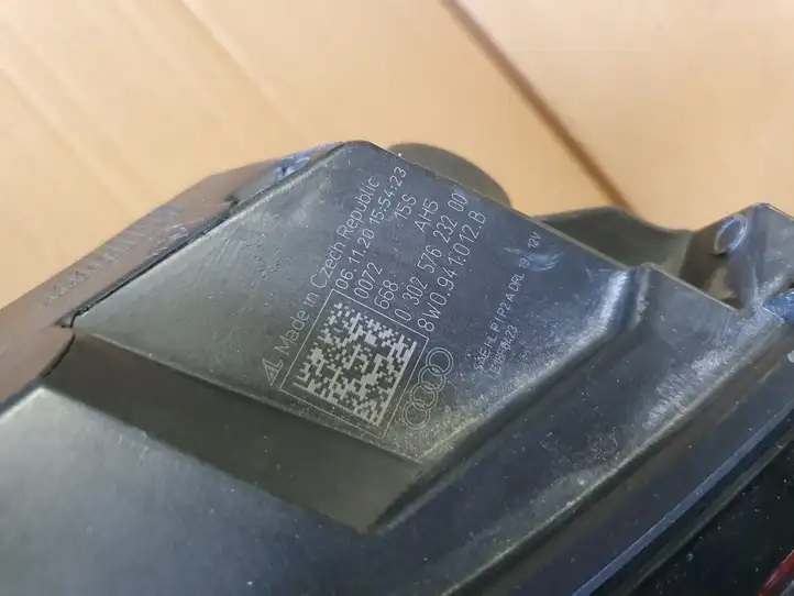Audi A4 S4 B9 (2015 - 2019) 8W0941012B Передняя фара — фото 19