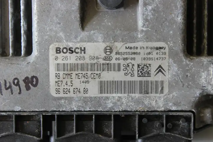 Citroen Xsara Picasso (1999 - 2012) 9662467480 Блок управления двигателем (ЭБУ) — фото 3