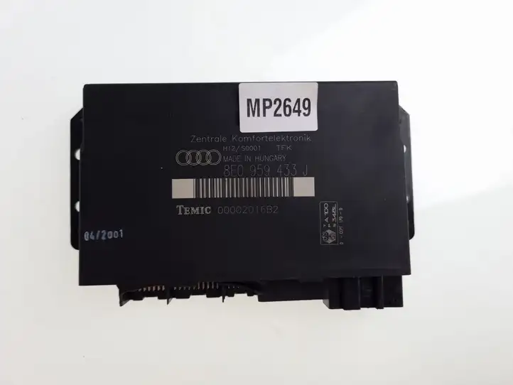 Audi A4 S4 B7 8E 8H (2004 - 2009) 8E0959433J Модуль комфорта — фото 1