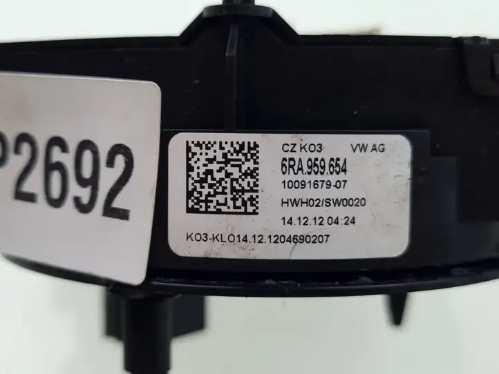 Skoda Rapid (NH) (2012 - 2019) 6RA959654 Контактное кольцо SRS — фото 3