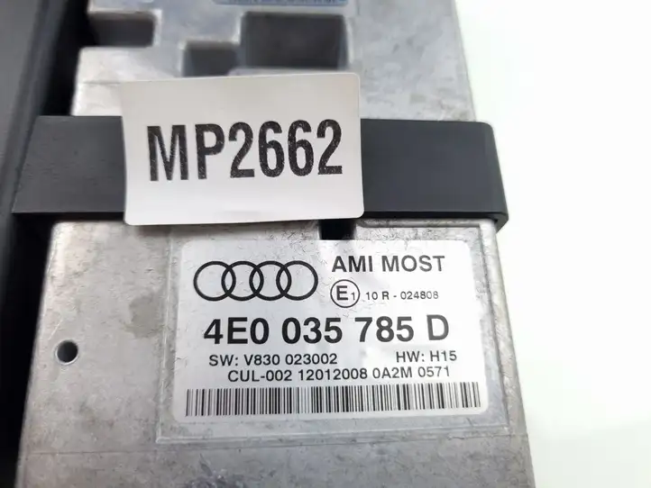 Audi A6 S6 C6 4F (2004 - 2008) 4E0035785D Контроллер мультимедийной системы — фото 3