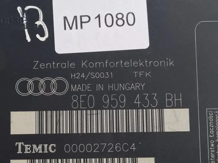 Audi A4 S4 B8 8K (2007 - 2011) 8E0959433BH Модуль комфорта — фото 3