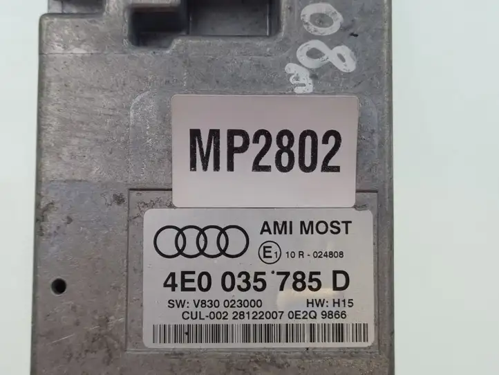 Audi A5 8T 8F (2007 - 2011) 4E0035785D Прочие блоки управления — фото 3
