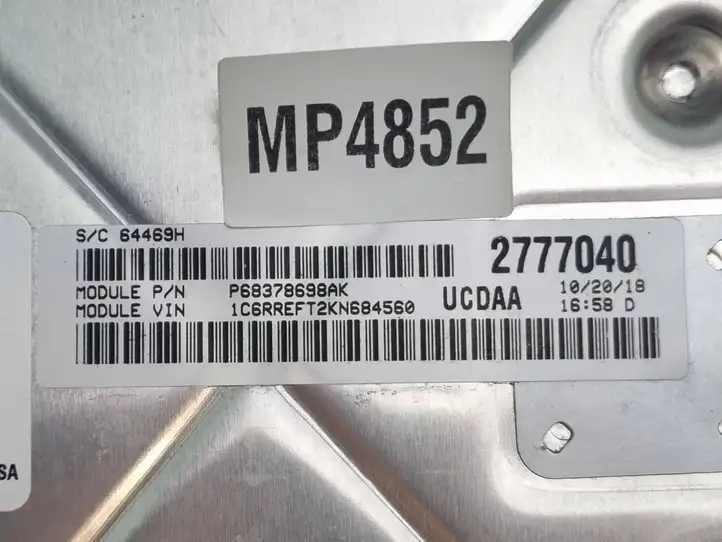 Dodge Ram (2018 - ) P68331181AA Блок управления двигателем (ЭБУ) — фото 6