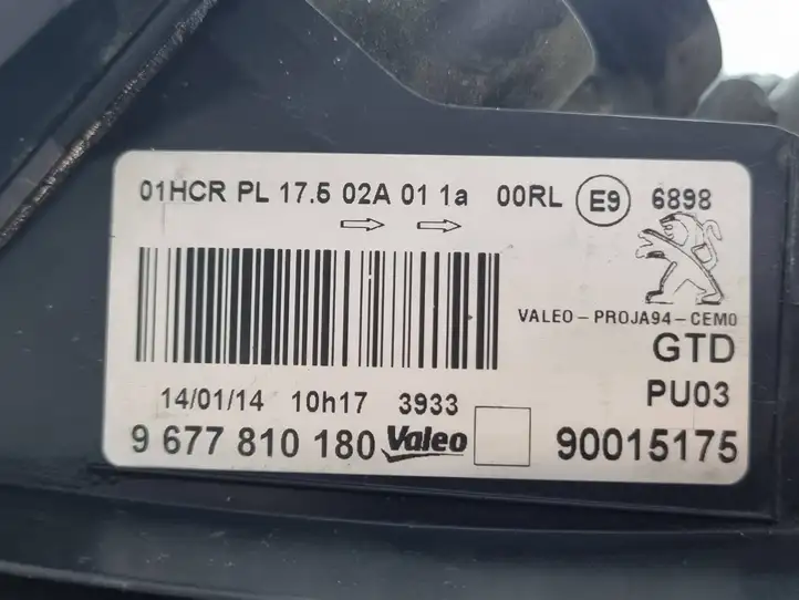 Peugeot 2008 I (2013 - 2019) 9677810180 Передняя фара — фото 8
