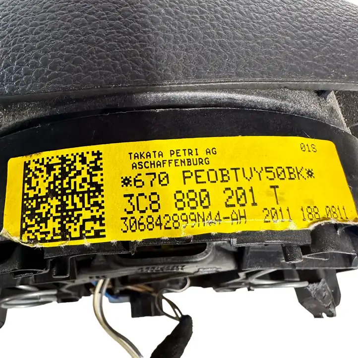 Volkswagen PASSAT B7 (2011 - 2014) 3C8880201T Подушка безопасности руля — фото 7
