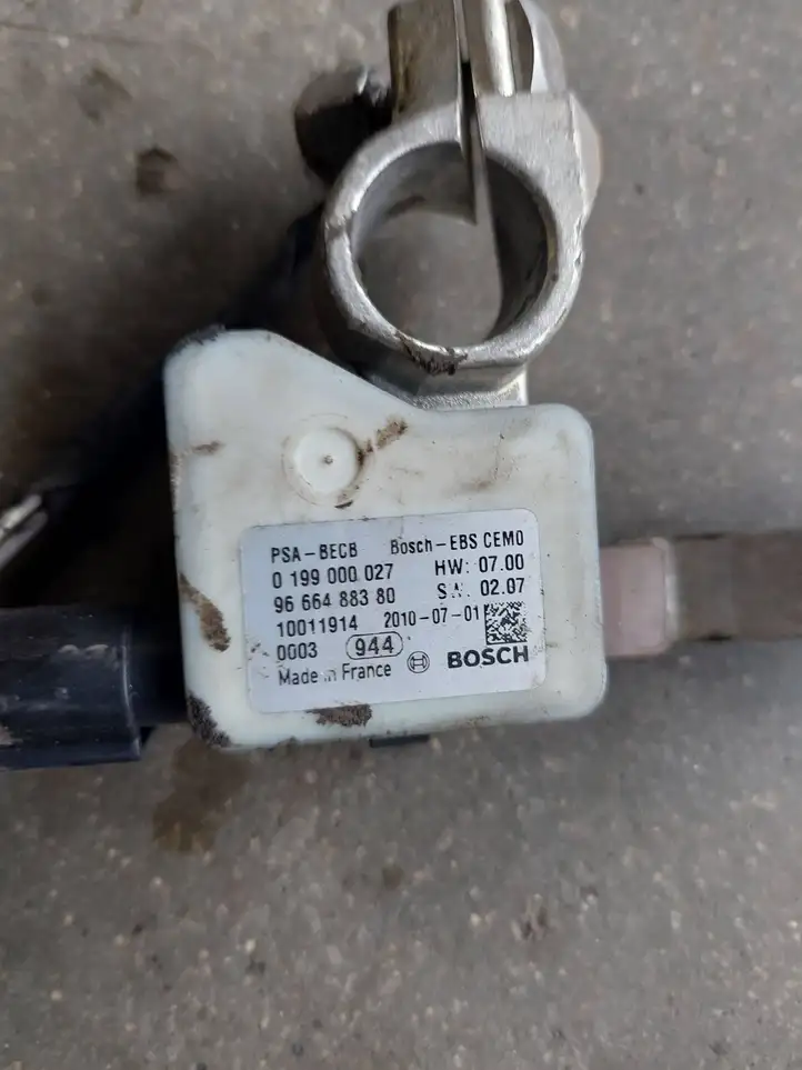 Citroen C4 I Picasso (2006 - 2013) 8666488380 Минусовой провод аккумулятора — фото 4